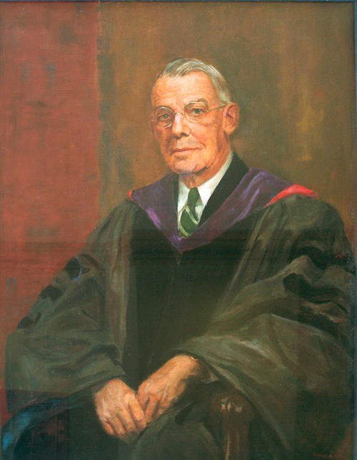 Official university portrait of George William McClelland, President (1944-1948)