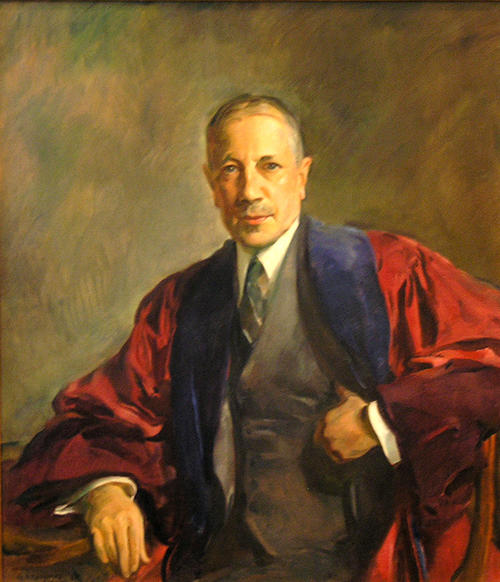 Official University potrait of Thomas Sovereign Gates, President (1930-1944) 