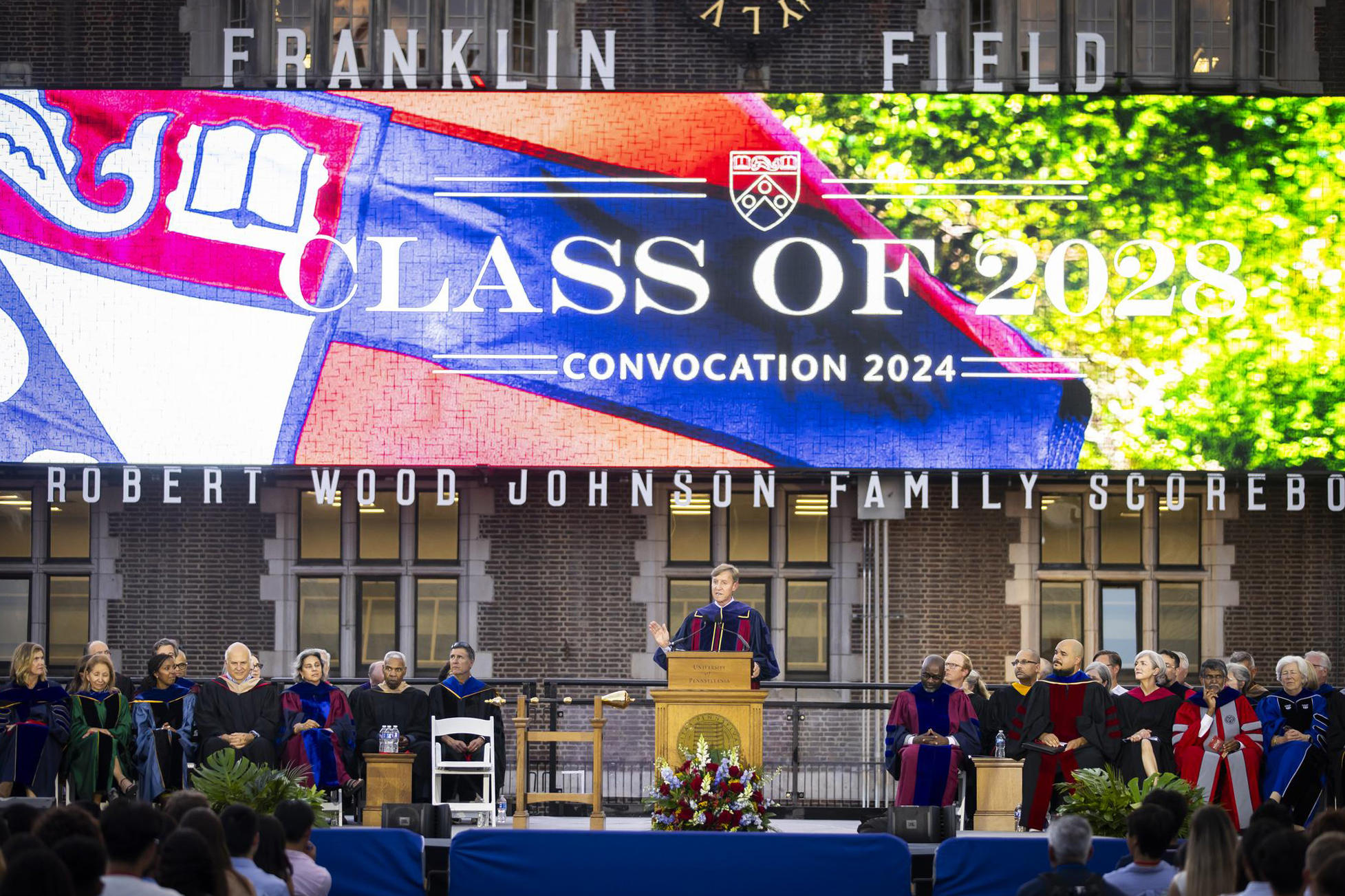 president jameson at convocation