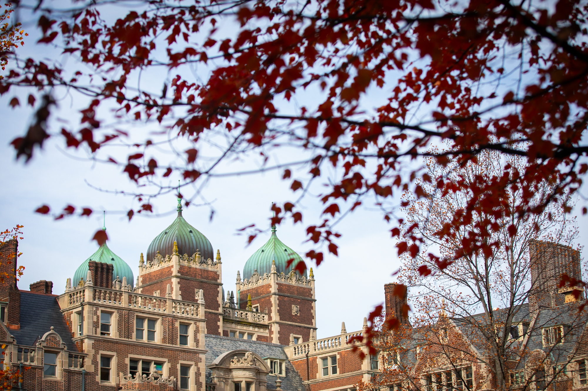 The entry gates to Penn's historic Quadrangle residences