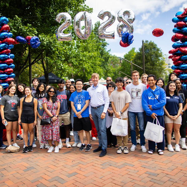 Penn President 2024 Move-In Day Visits 2024