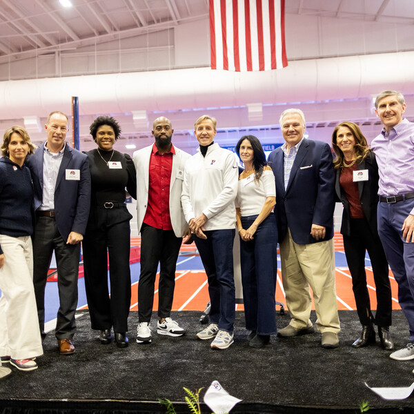 Penn President 2024 Ott Center for Track and Field Opening