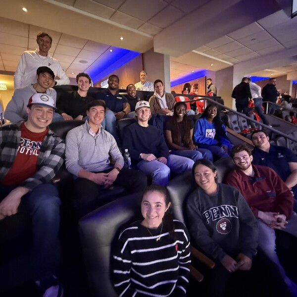 Penn President 2025 Sixers v Lakers Game with Penn Student Athletes