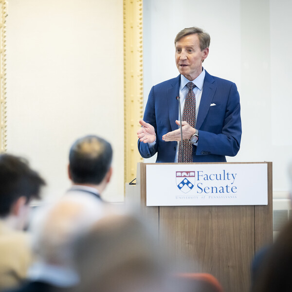 Penn President 2025 Faculty Senate Colloquium