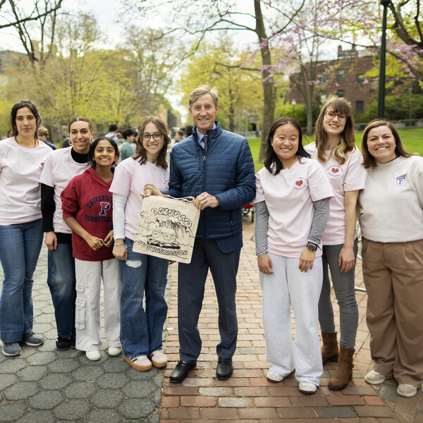 Penn President 2025 - Wellness Fair Visit