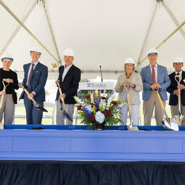 Penn President 2025 Gail P. Riepe Center for Advanced Veterinary Education Groundbreaking