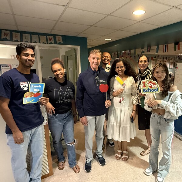 Penn President 2025 Family Center Visit