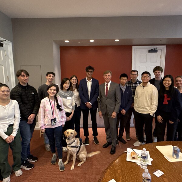 Penn President 2025 - Student Lunch at College Hall